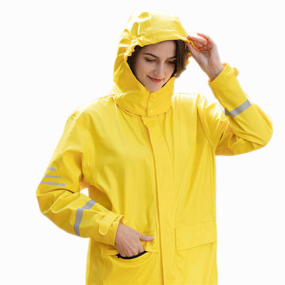 Áo mưa chống thấm nước PU dành cho phụ nữ có mui xe có thể thu vào nhiều ứng dụng