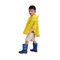 OEM Polyester Raincoat, Clear Childrens Yellow Raincoat 500 * 800mm