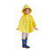 OEM Polyester Raincoat, Clear Childrens Yellow Raincoat 500 * 800mm