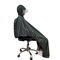 Áo mưa Polyester tái sử dụng màu đen Poncho dày 0,1mm cho người khuyết tật