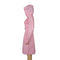 ODM Áo mưa màu hồng có mũ trùm đầu Độ dày 0,15mm Chất liệu EVA chống thấm nước lâu
