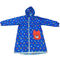 Áo mưa trẻ em có lót được SGS phê duyệt Dây kéo bằng chất liệu phản quang Polyester