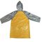 Áo mưa trẻ em chống thấm nước PVC Màu vàng và bạc Độ dày 0,18mm