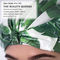 Green Leaf Print Mũ tắm thoáng khí ODM Có sẵn 100% cotton cho tóc dài