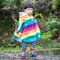 Áo mưa trẻ em có lót hoa văn cầu vồng cho Unisex SGS Đa kích cỡ đã được phê duyệt